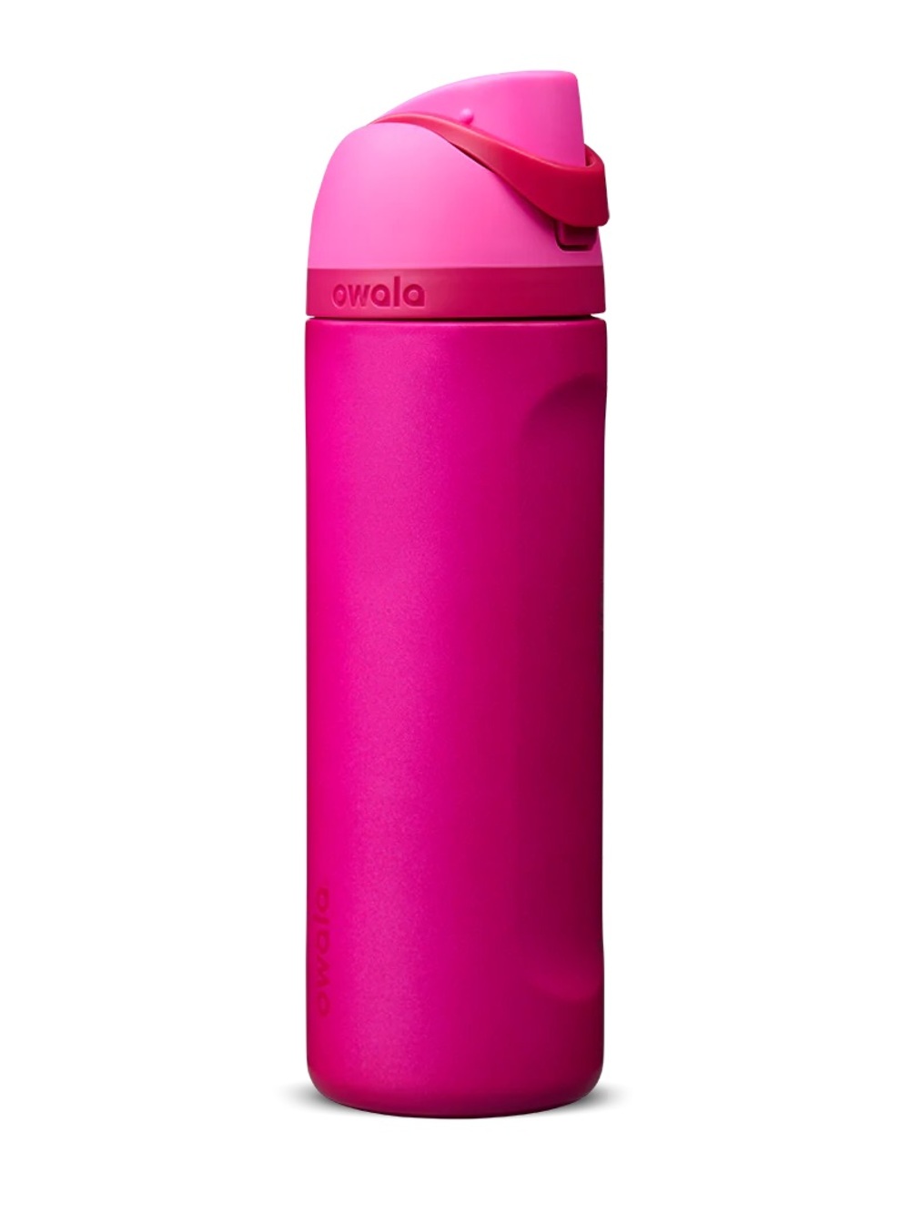 💋 Owala Water Bottle FreeSip 24oz “Read My Lips” Metallic Pink NWT In Hand